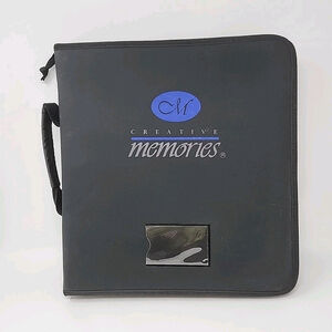 Creative Memories Sticker Accessory Binder 15 Pages Sticker Protector Craft Zip